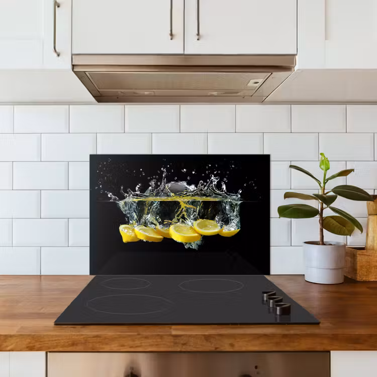 Fond de hotte - Citron - Fruit - Jaune - Nature morte - Eau — 3