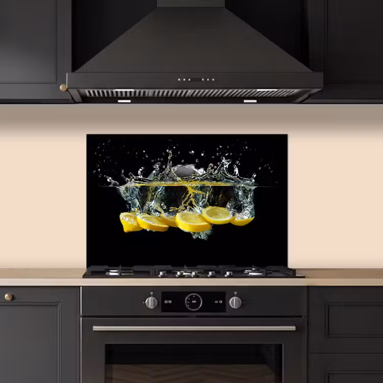 Fond de hotte - Citron - Fruit - Jaune - Nature morte - Eau — 5