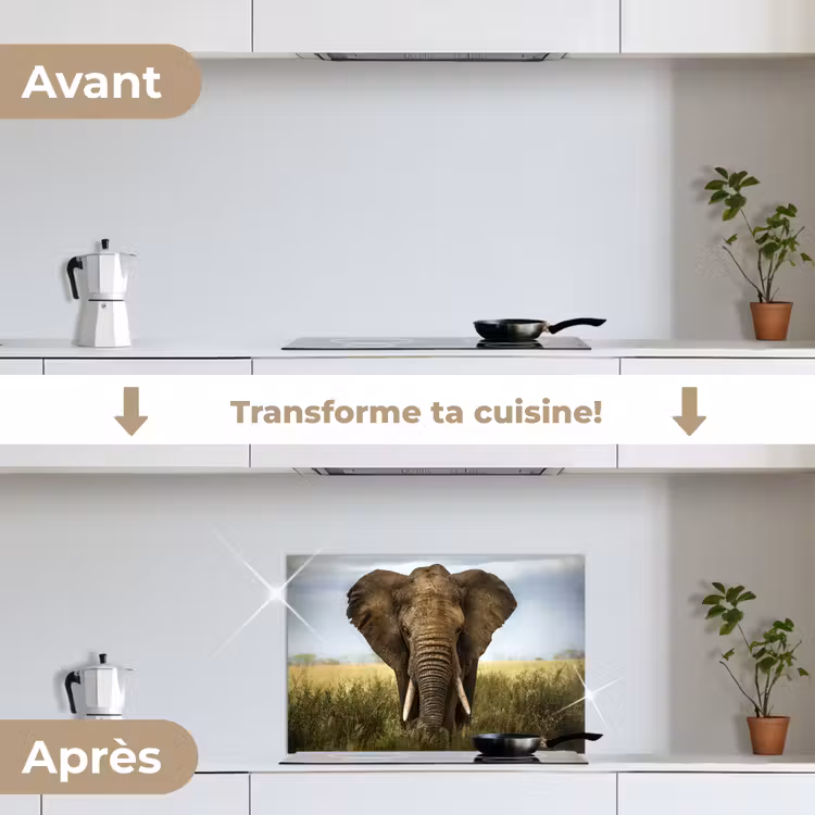 Fond de hotte - Éléphant - Nature - Herbe - Animaux - Paysage — 7