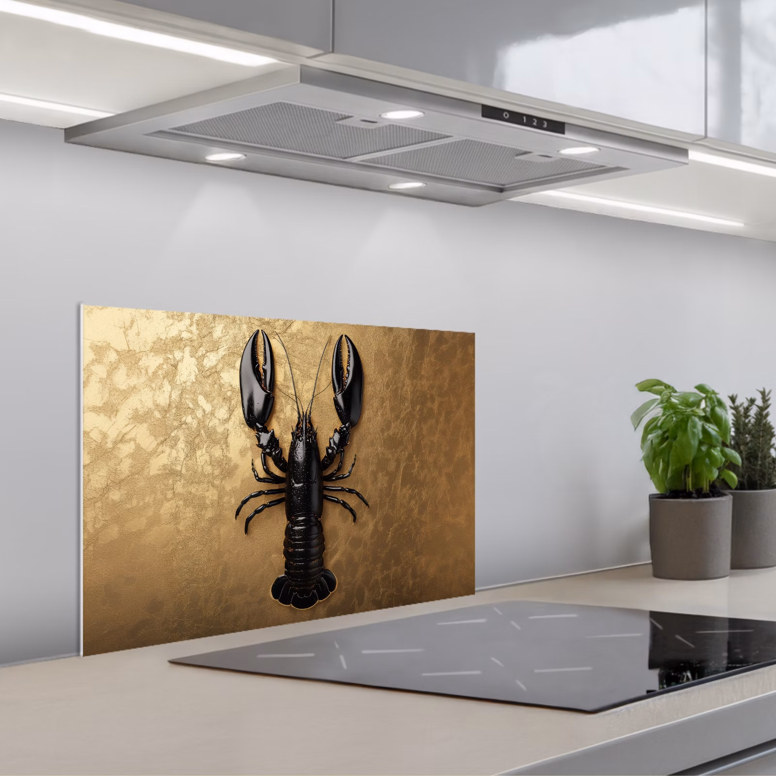 Fond de hotte - Cancer - Noir - Or - Luxe — 1
