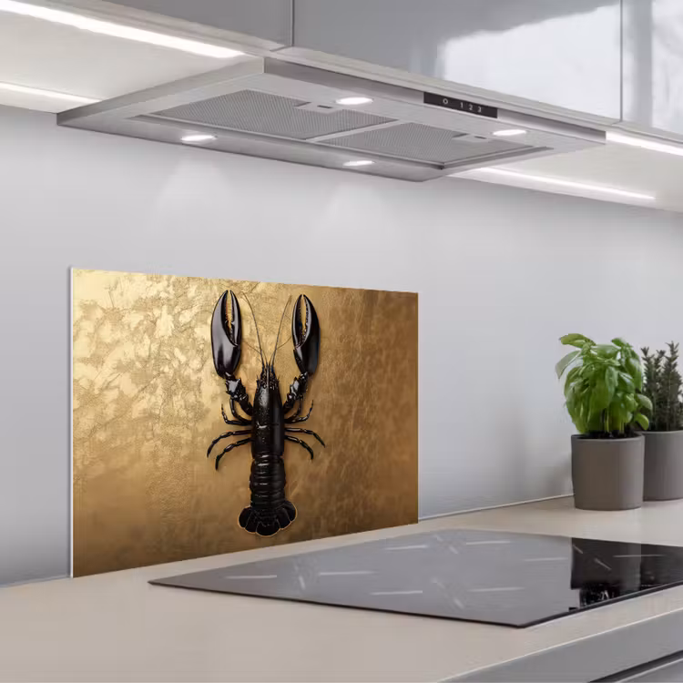 Fond de hotte - Cancer - Noir - Or - Luxe — 1