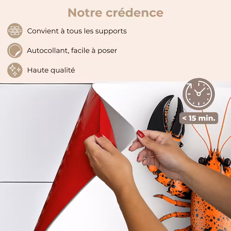 Fond de hotte - Cancer - Noir - Orange - Blanc - Unique — 4