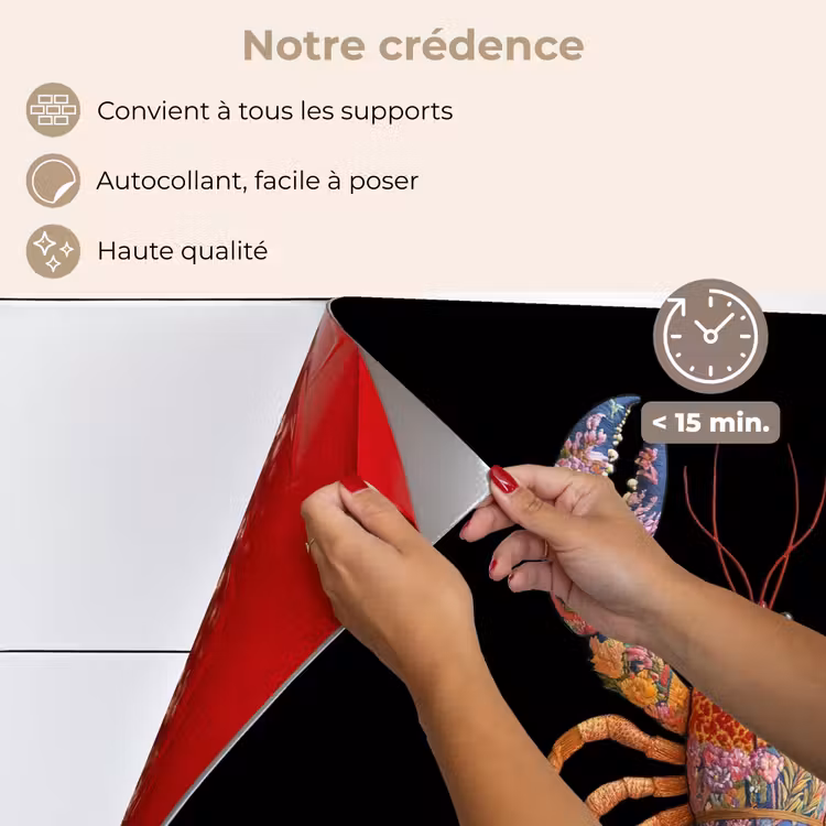 Fond de hotte - Cancer - Broderie - Coloré - Fleurs — 4