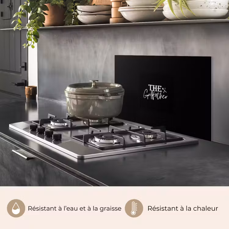 Fond de hotte - Barbecue - BBQ - Gril - Cuisine - Le père du gril - Texte - Proverbes — 2