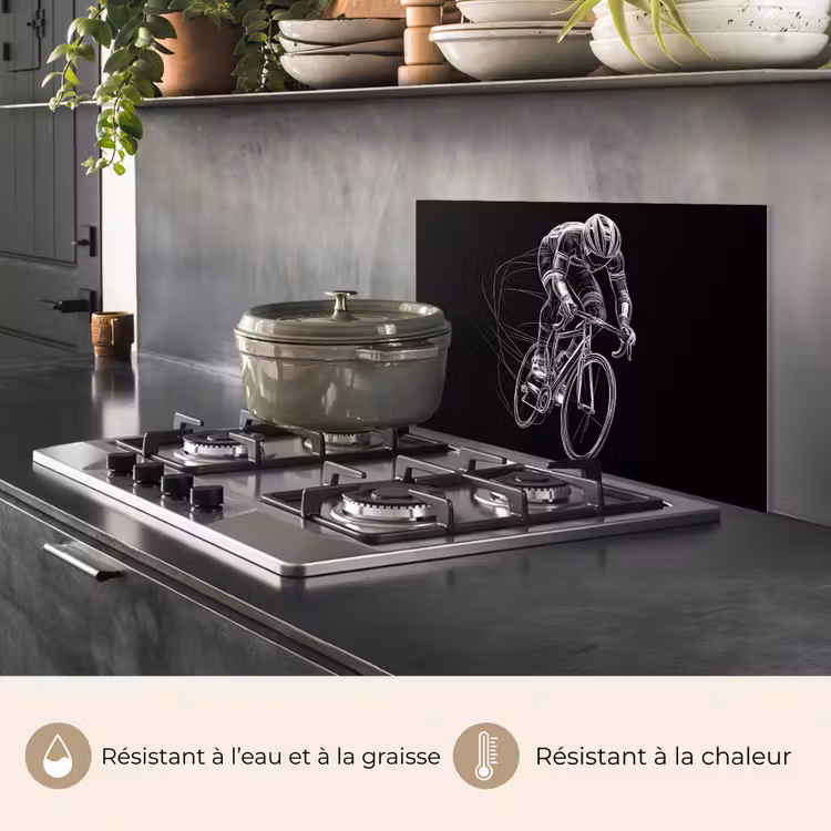 Fond de hotte - Dessin au trait - Blanc - Cyclisme - Vitesse — 2