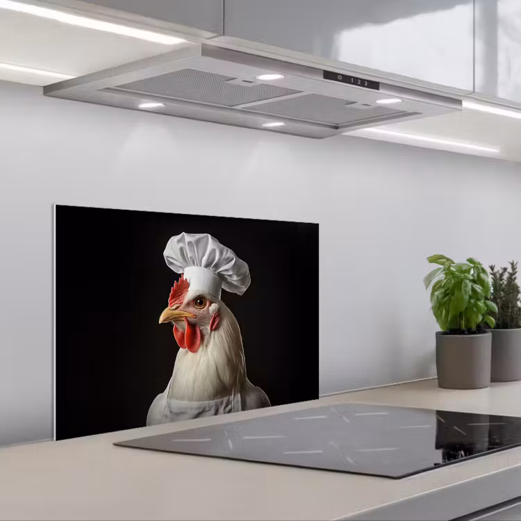 Fond de hotte - Cuisson - Rouge - Poulet — 1