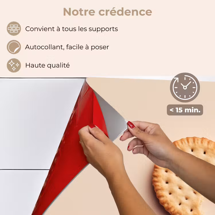 Fond de hotte - Biscuit - miettes - beige — 4