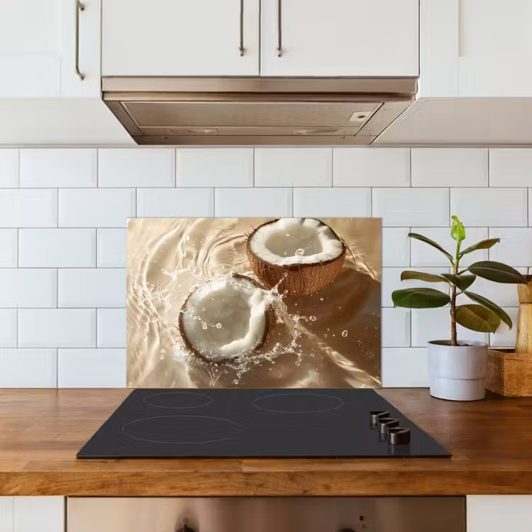 Fond de hotte - Coconut - Water - Beige - Splashes — 3