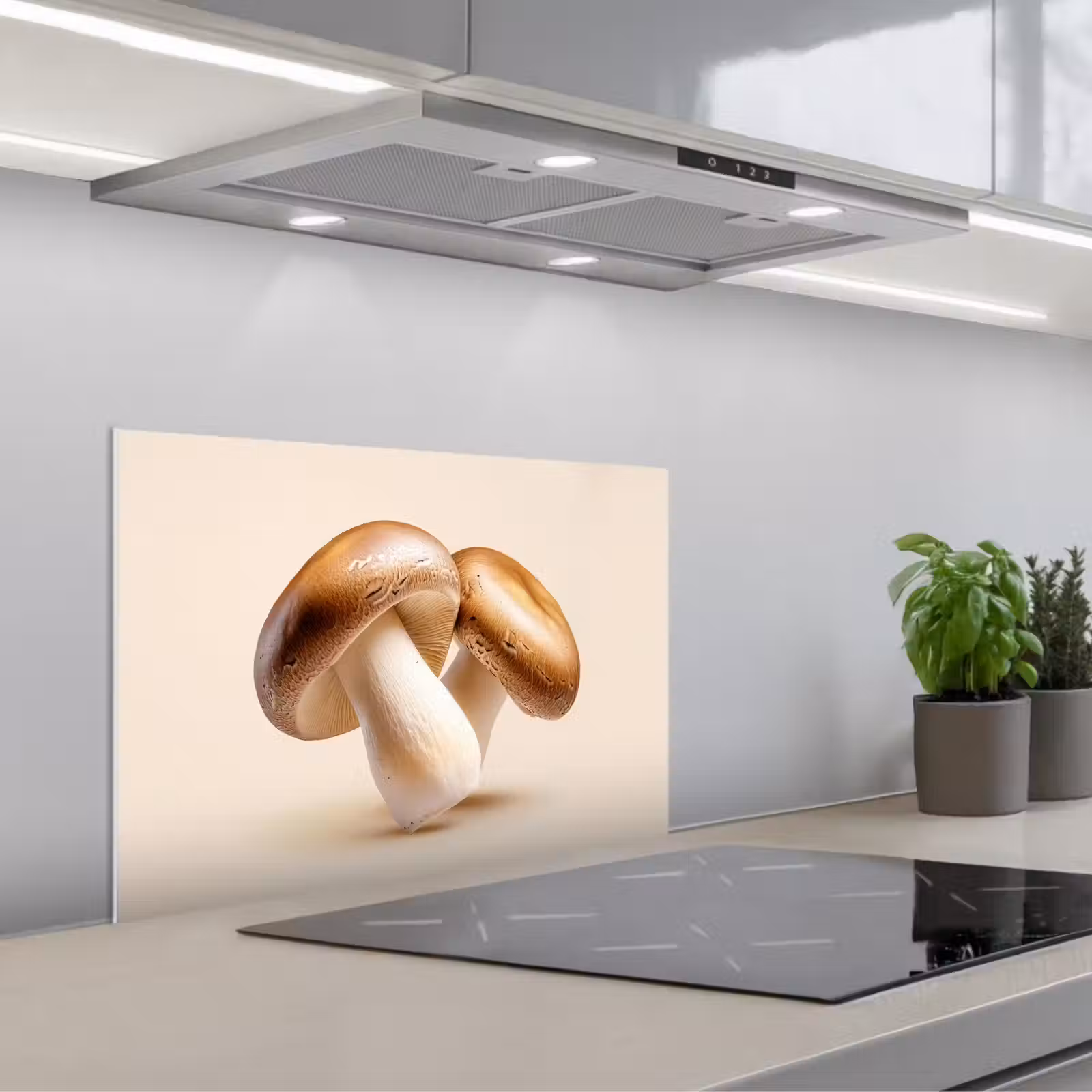 Fond de hotte - Champignons - Doux - Beige — 1