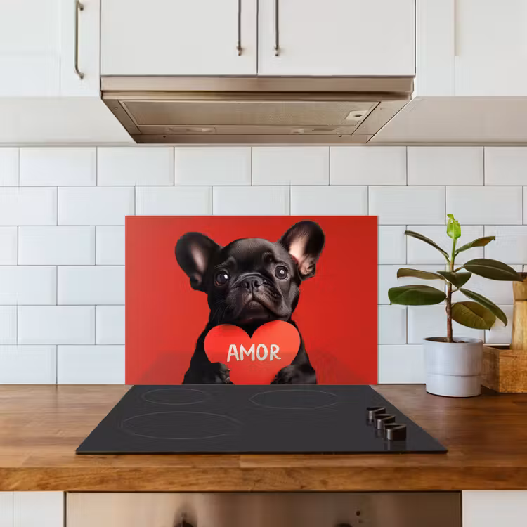 Fond de hotte - Amor - Dog - Heart - Red — 3