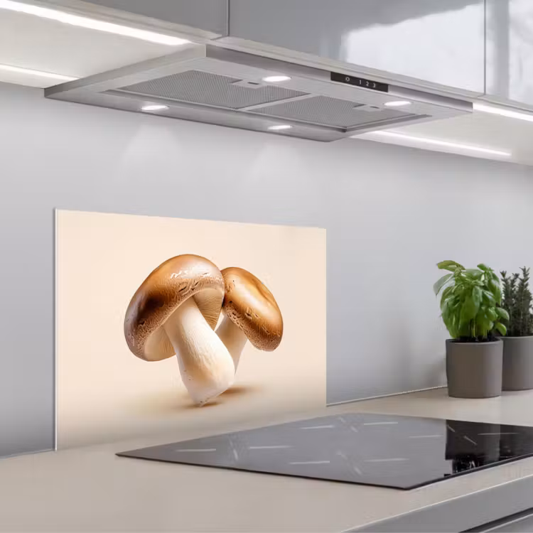 Fond de hotte - Champignons - Doux - Beige — 1