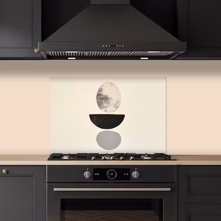 Fond de hotte - Beige - Japandi - Wabi sabi — 5