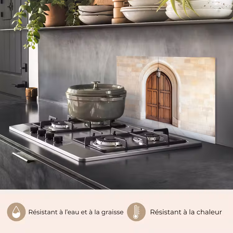 Fond de hotte - Bois - Porte - Lanterne — 2
