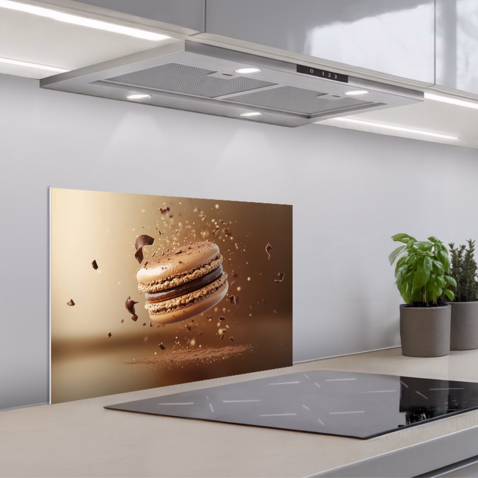 Fond de hotte - Chocolat - Macarons - Alimentation - Bonbons — 1