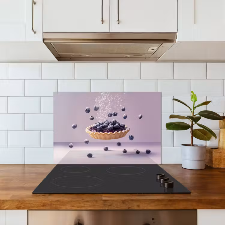 Fond de hotte - Alimentation - Gâteau - Baies - Bleu — 3