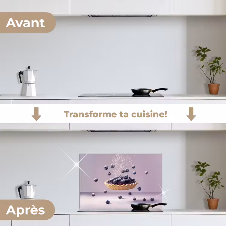 Fond de hotte - Alimentation - Gâteau - Baies - Bleu — 7