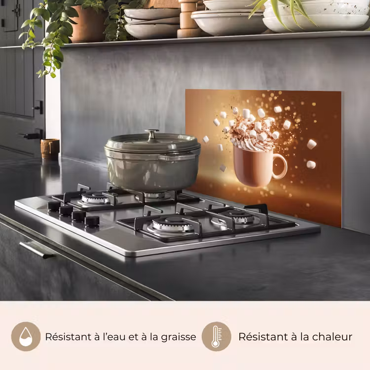 Fond de hotte - Chocolat - Boisson - Chaud - Marron — 2