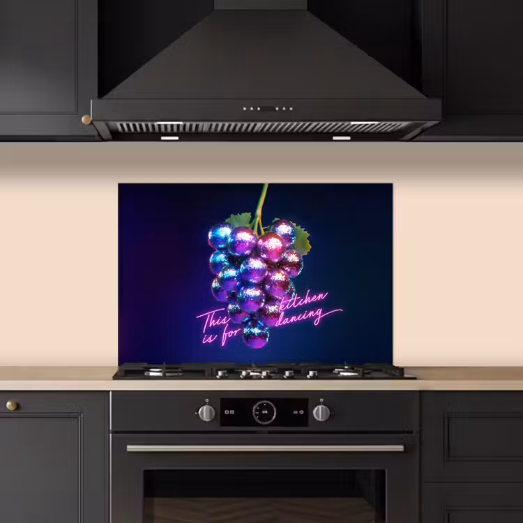 Fond de hotte - Citation - Néon - Disco - Raisins — 5