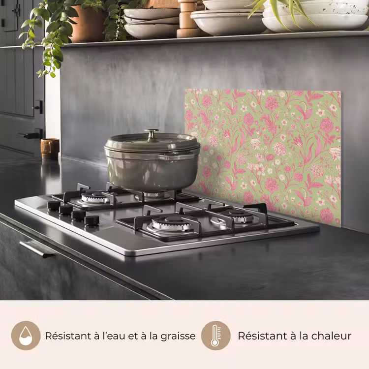 Fond de hotte - Classique - Rose - Menthe — 2