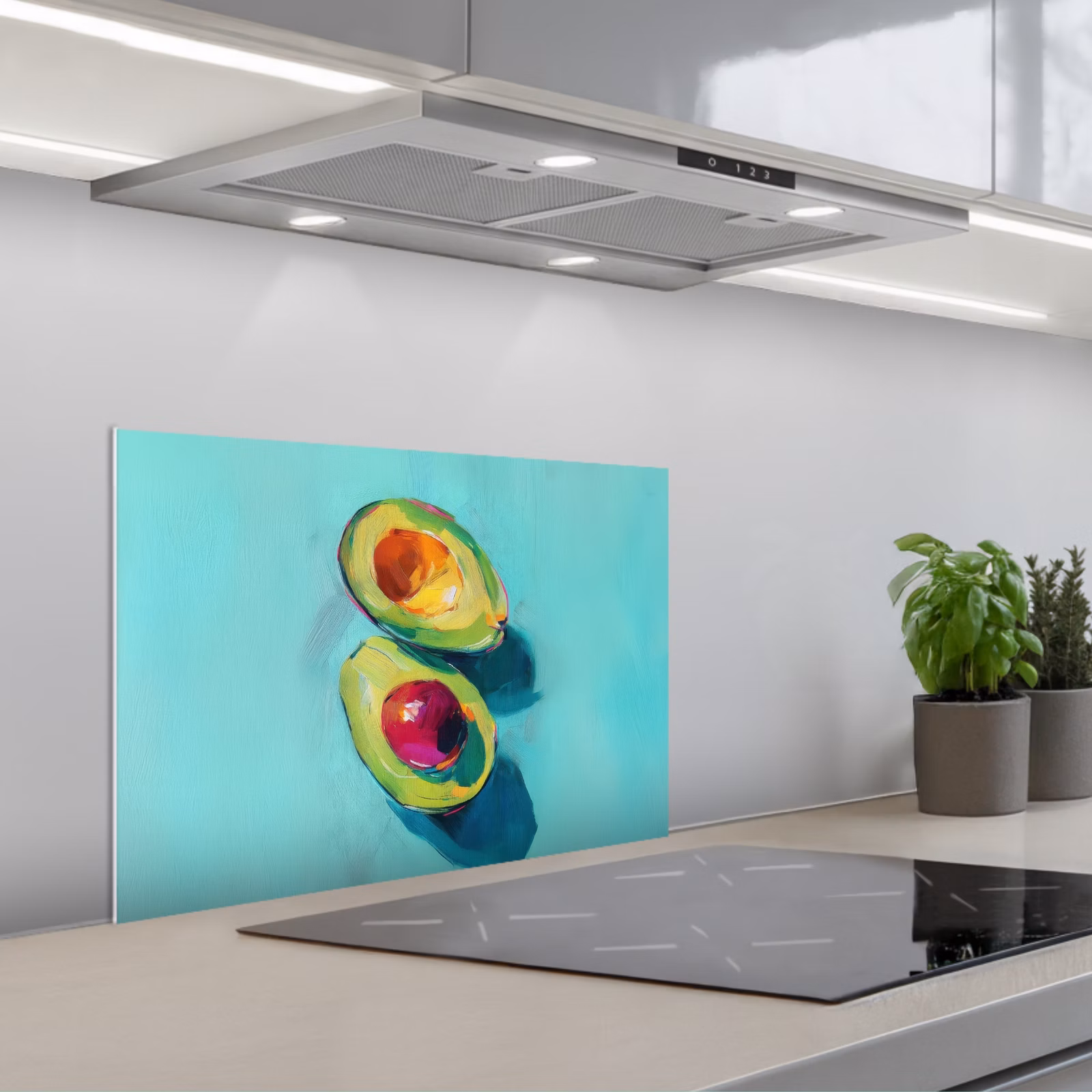 Fond de hotte - Avocat - Vert - Graine - Ombrage — 1