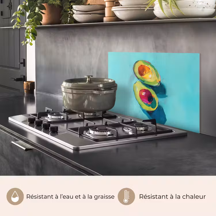 Fond de hotte - Avocat - Vert - Graine - Ombrage — 2