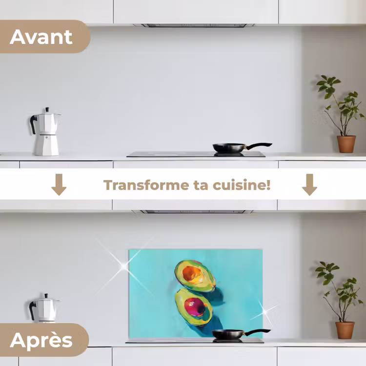 Fond de hotte - Avocat - Vert - Graine - Ombrage — 7