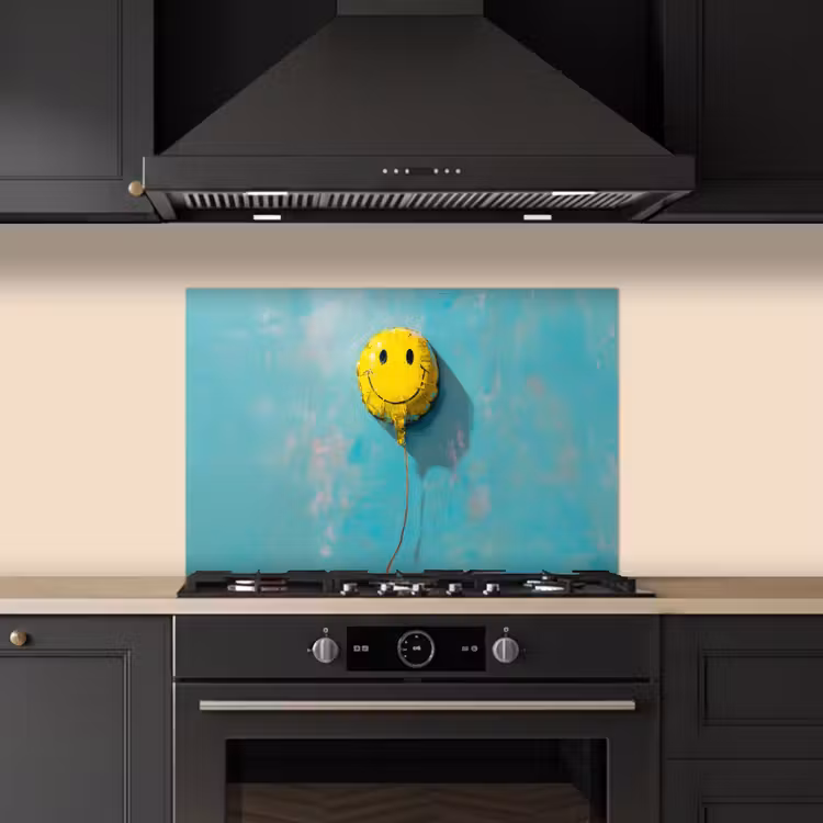 Fond de hotte - Ballon - Jaune - Smiley — 5