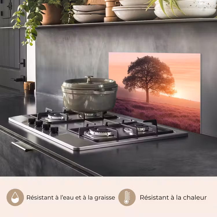 Fond de hotte - Arbre - Bruyère - Lever de soleil — 2