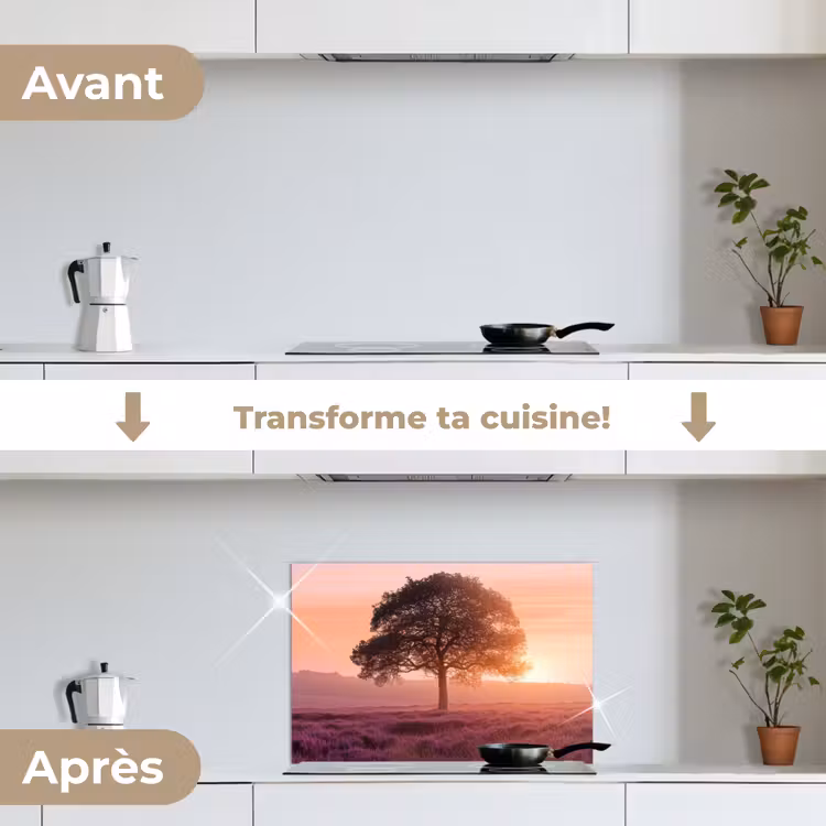 Fond de hotte - Arbre - Bruyère - Lever de soleil — 7