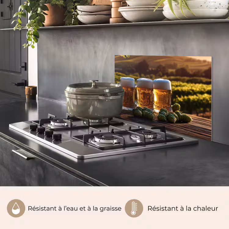 Fond de hotte - Bière - Houblon - Paysage — 2