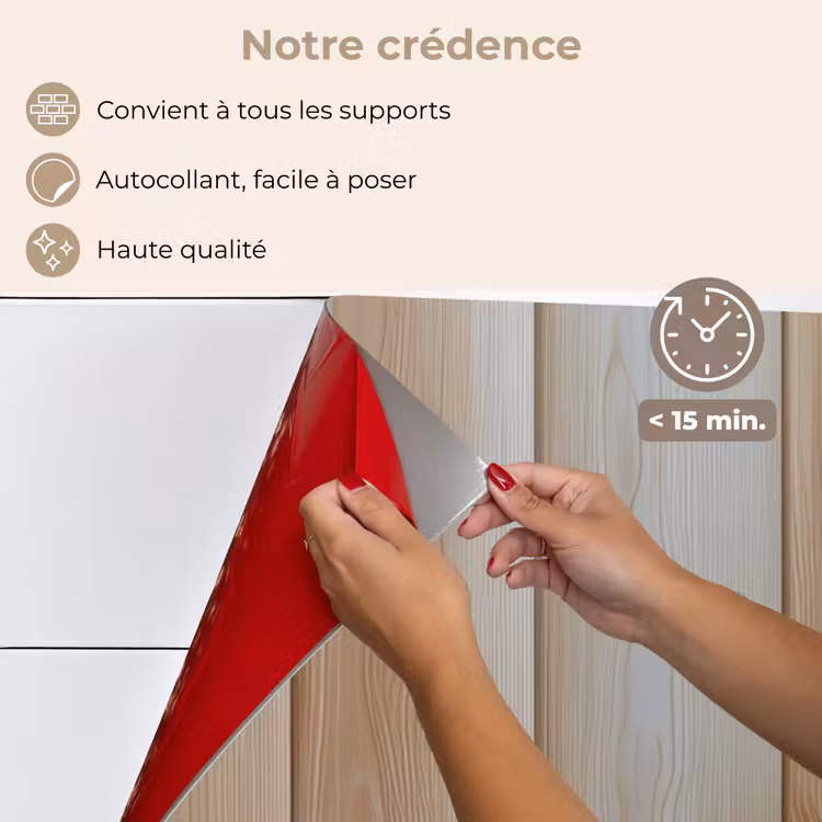 Fond de hotte - Bois - Étagères - Léger — 4