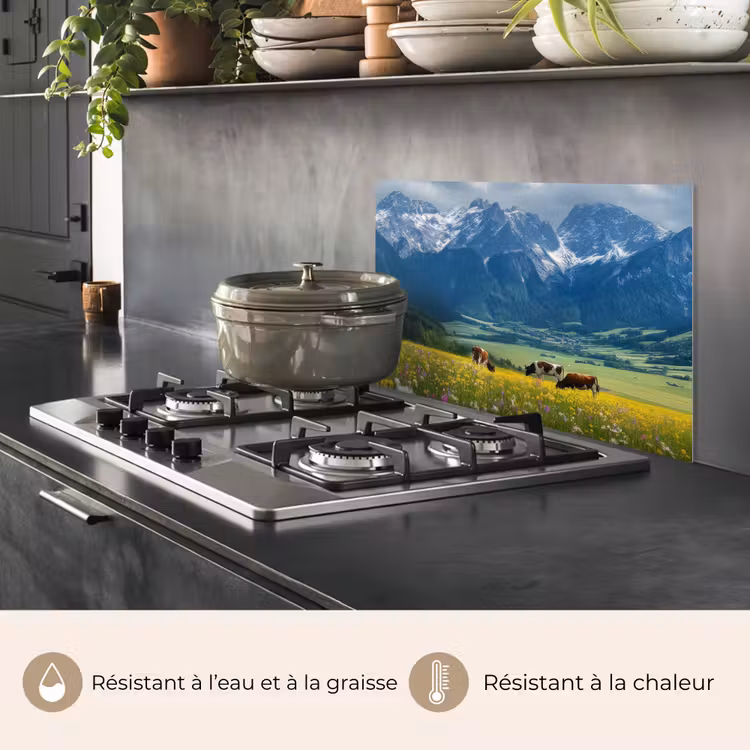 Fond de hotte - Alpes - Prairie - Vaches — 2