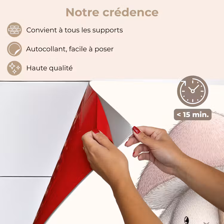 Fond de hotte - Champignon - Lapin - Rose — 4