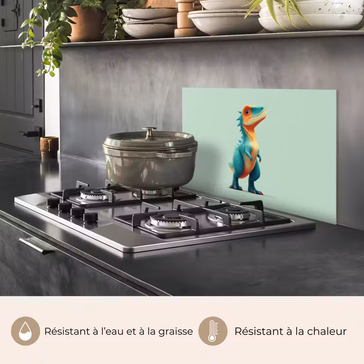 Fond de hotte - Caricature - Dino - Orange - Skittles — 2