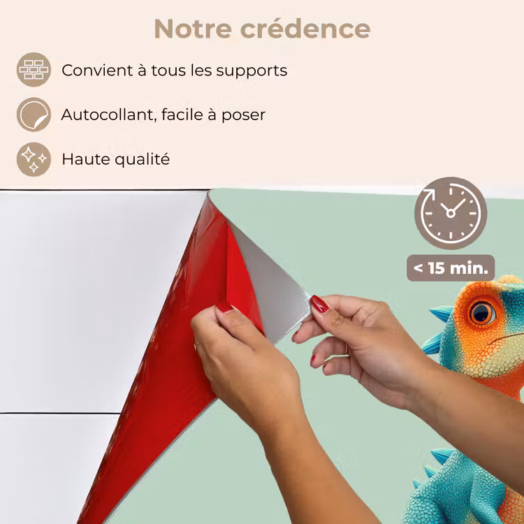 Fond de hotte - Caricature - Dino - Orange - Skittles — 4