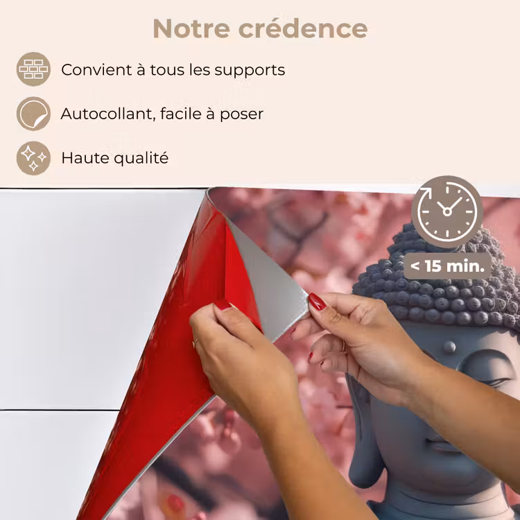 Fond de hotte - Bouddha - Image - Sakura - Bouddha - Fleur de cerisier — 4