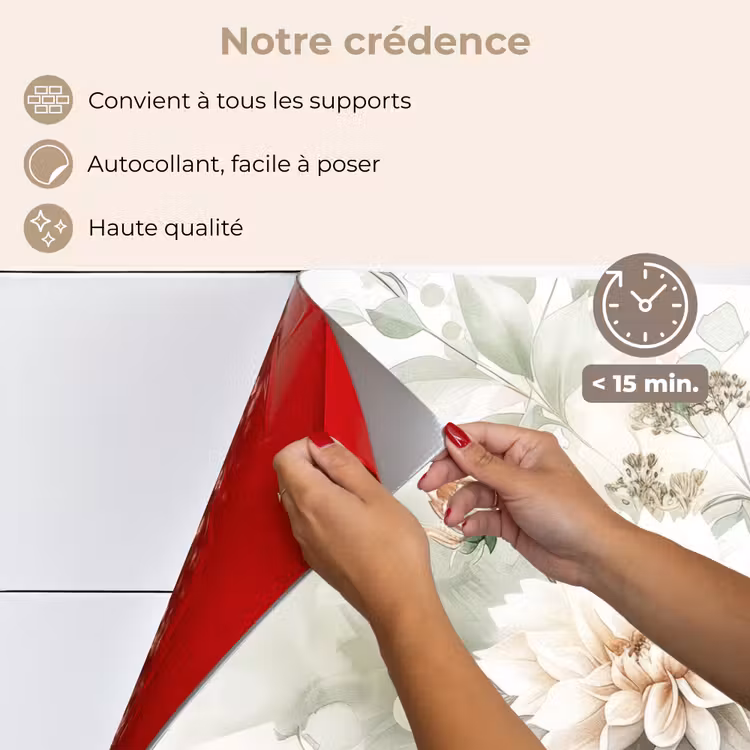Fond de hotte - Fleurs - Blanc - Plantes - Dahlias — 4