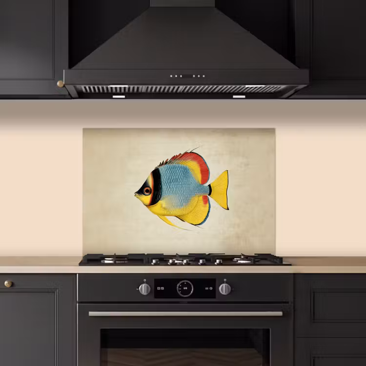 Fond de hotte - Coloré - Poisson - Écailles - Illustration — 5