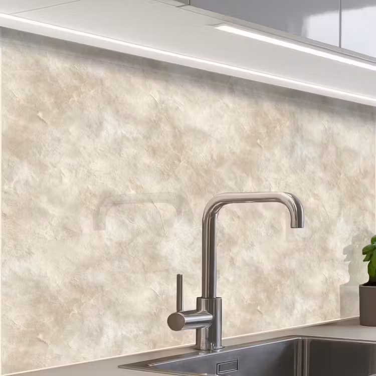 Crédence cuisine - Beige - Structure en relief - Pierre naturelle — 1