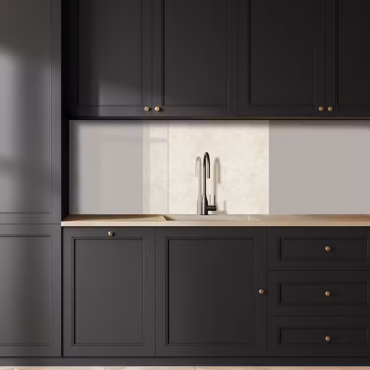 Crédence cuisine - Crème - Lisse - Béton — 5