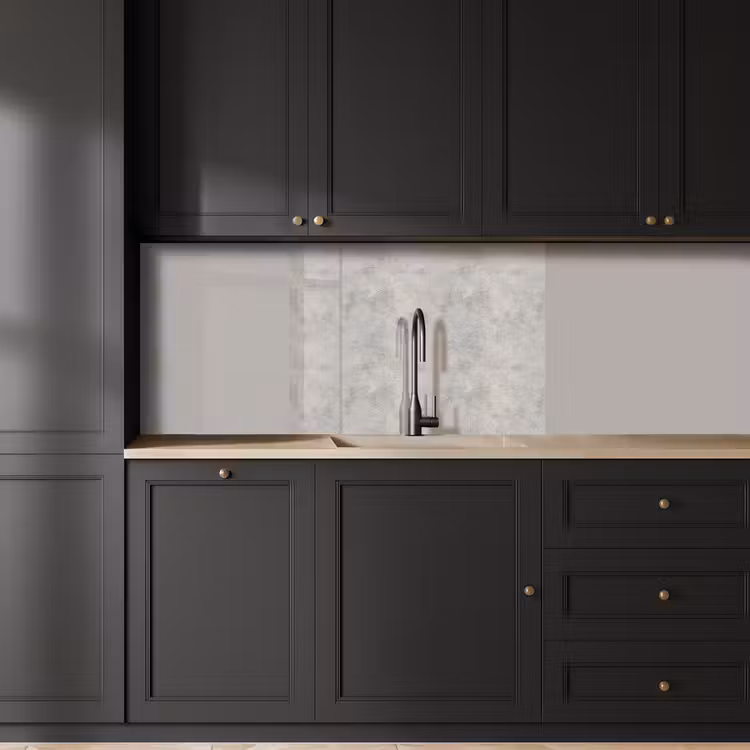 Crédence cuisine - Gris - Béton - Industriel — 5