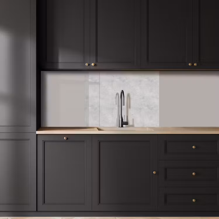 Crédence cuisine - Gris - Béton - Neutre — 5
