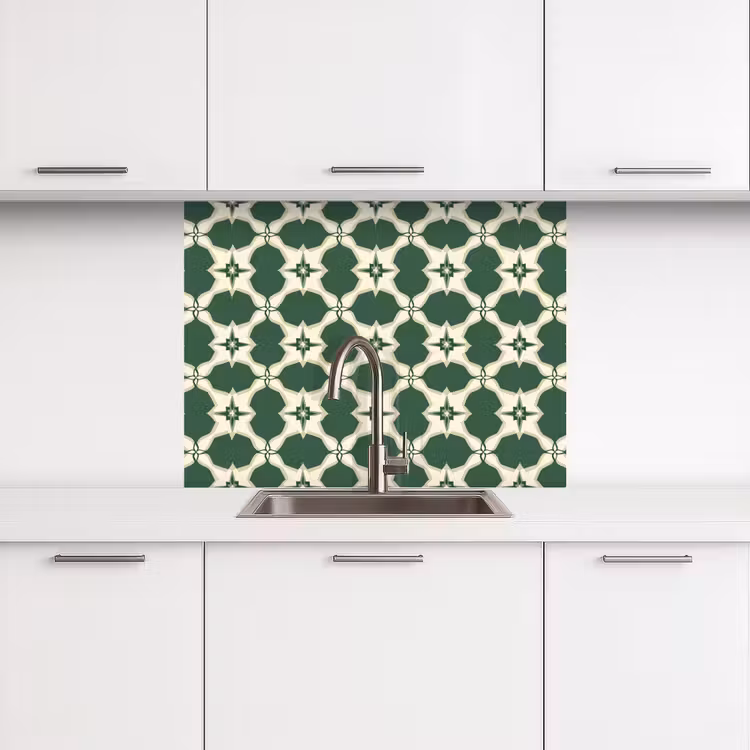 Crédence cuisine - Carrelage - Classic - Vert — 3