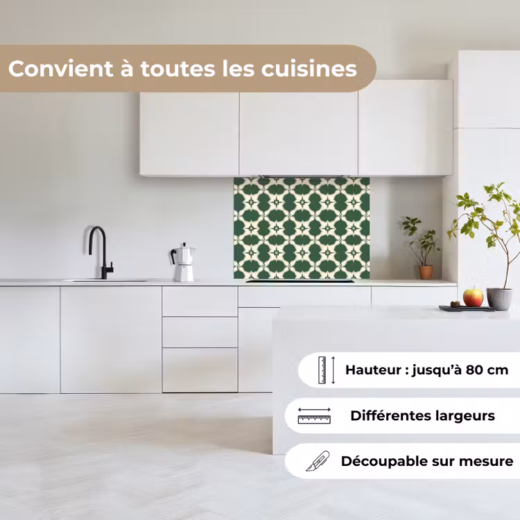 Crédence cuisine - Carrelage - Classic - Vert — 6