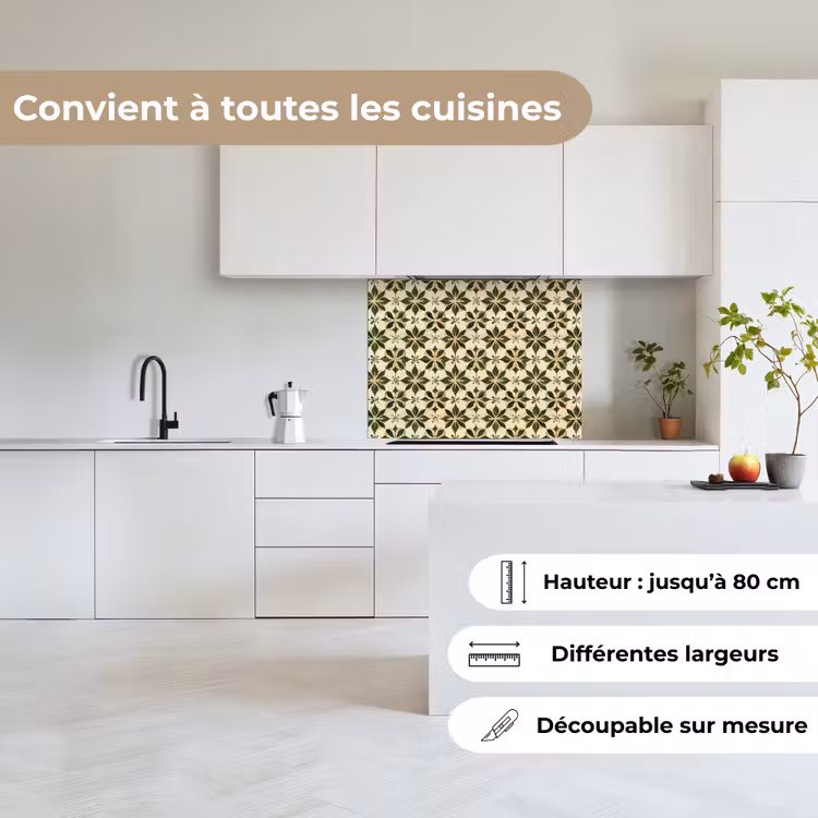 Crédence cuisine - Carrelage - Motif - Vert — 6