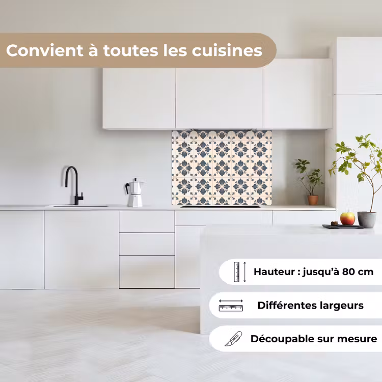 Crédence cuisine - Forme de feuille - Classique - Colorée — 6