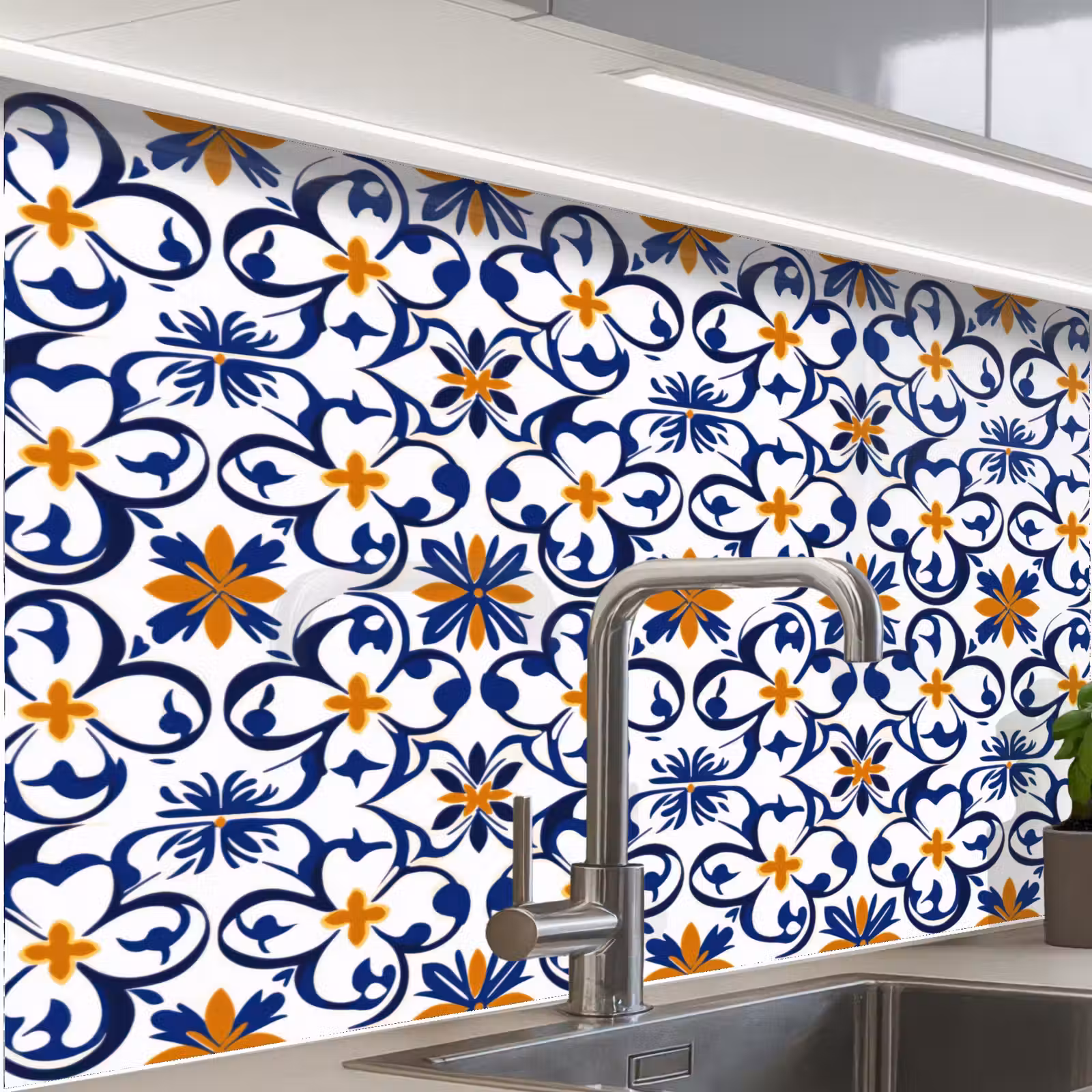 Crédence cuisine - Motif - Moderne - Coloré — 1