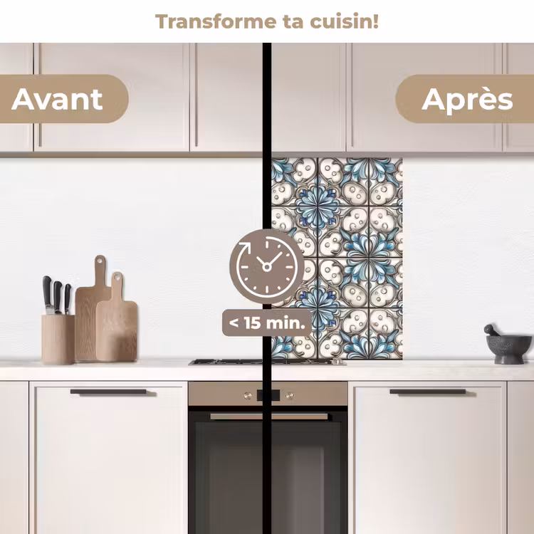 Crédence cuisine - Baroque - Tile - Coloré — 2
