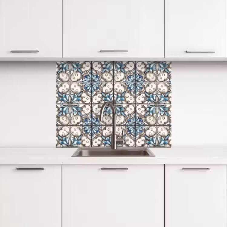 Crédence cuisine - Baroque - Tile - Coloré — 3