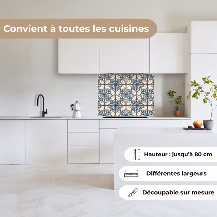 Crédence cuisine - Baroque - Tile - Coloré — 6